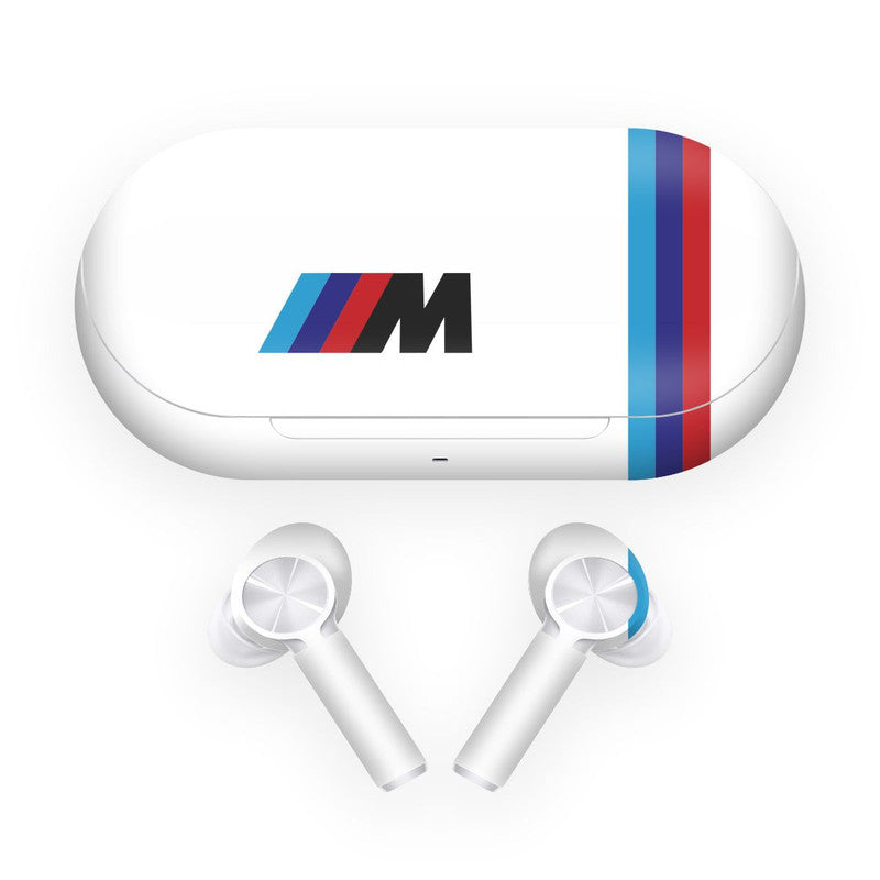 M Sports White OnePlus Buds Z Skin Main image