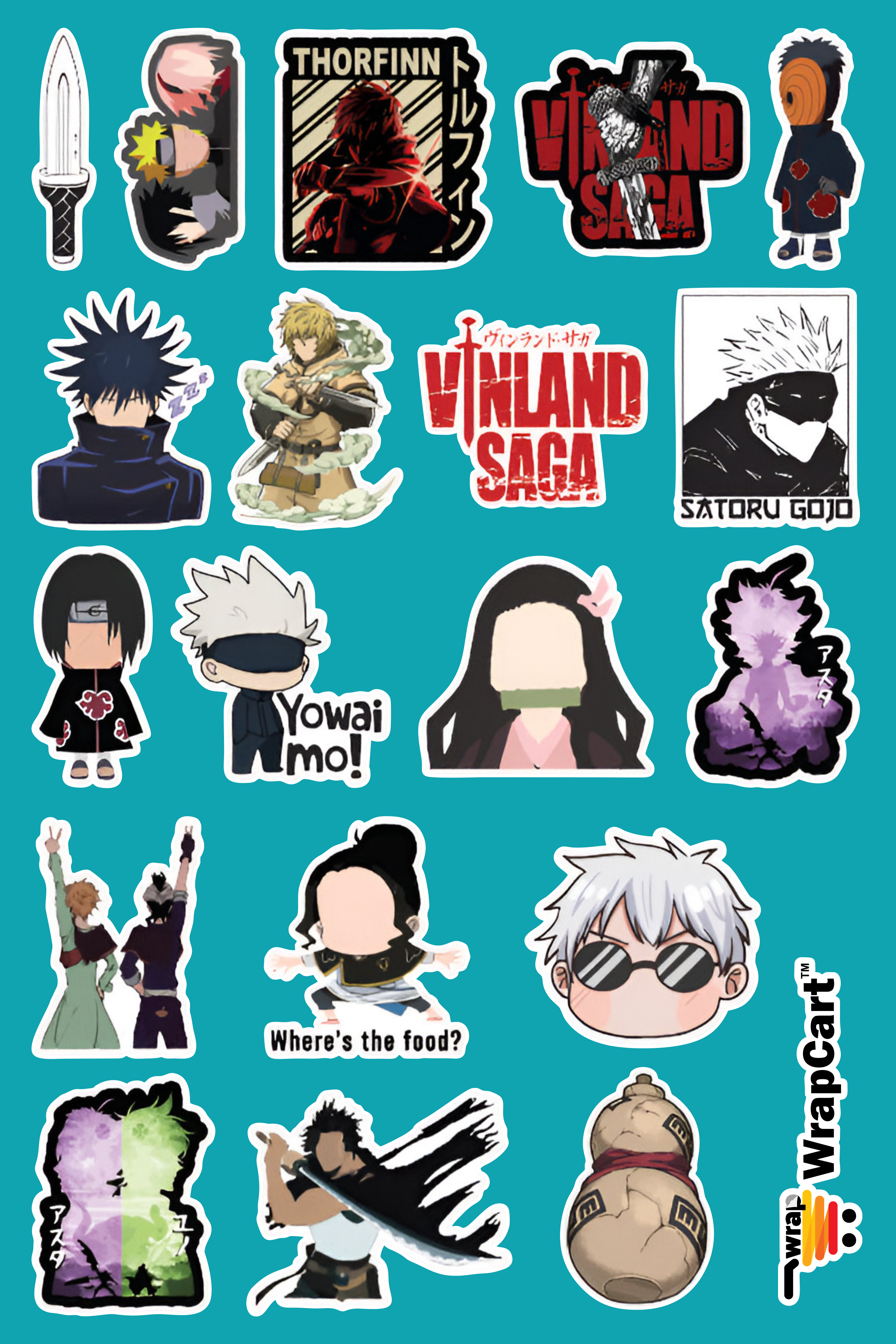 Mini Sticker Pack - Anime – WrapCart Skins