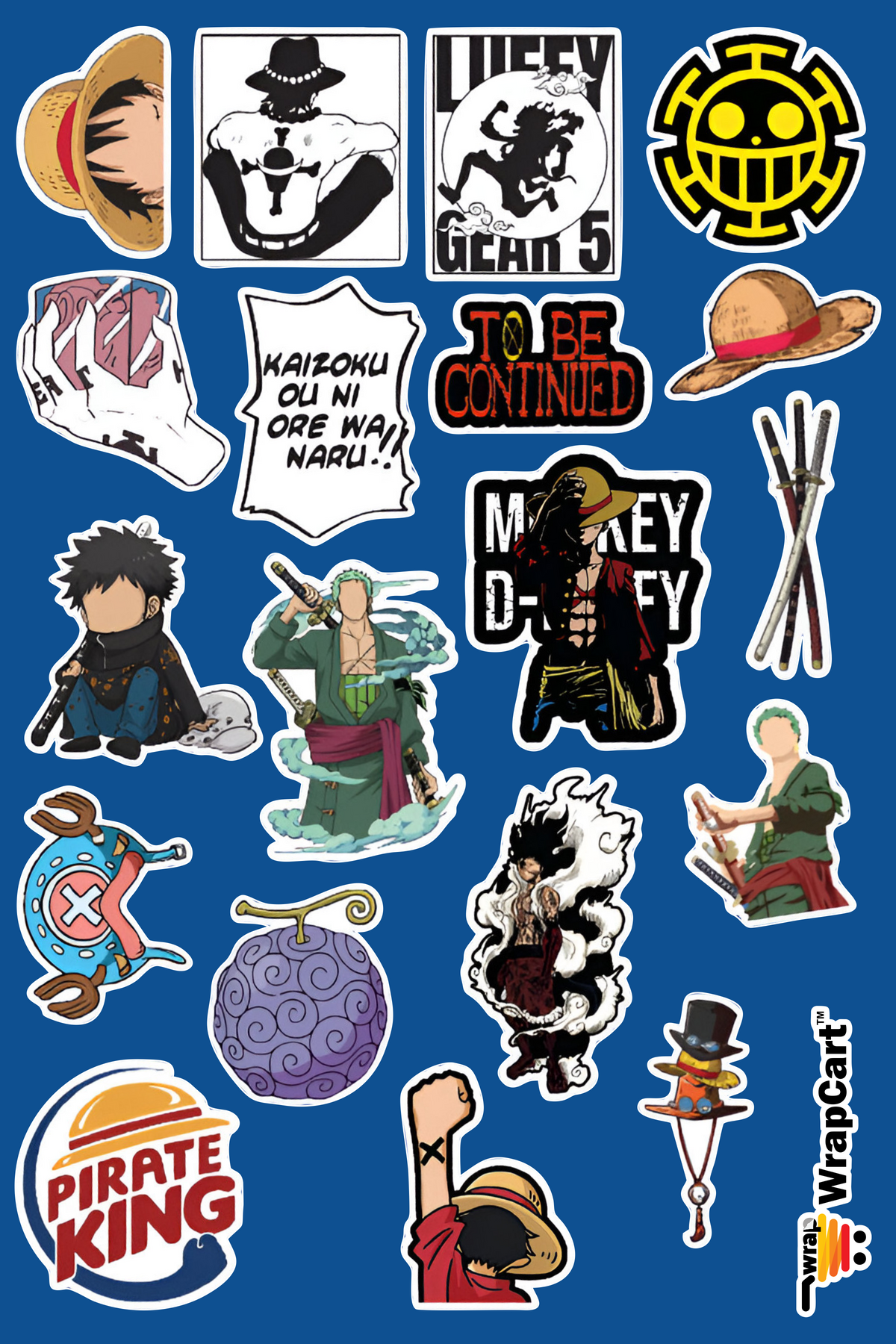 Mini Sticker Pack - One Piece – WrapCart Skins