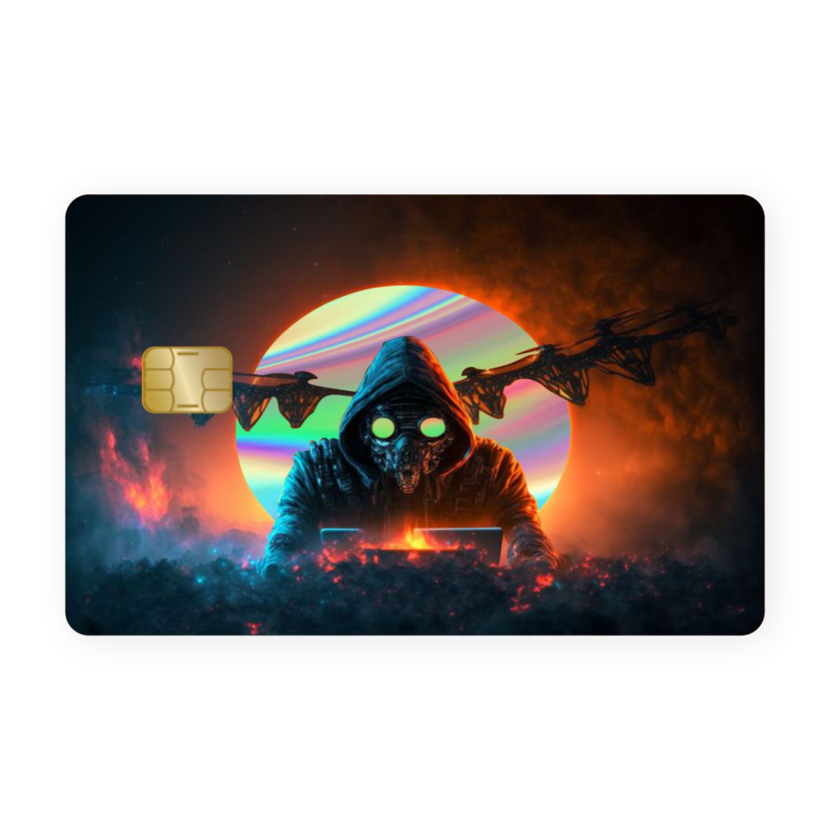 Ghost Holographic Card Main image
