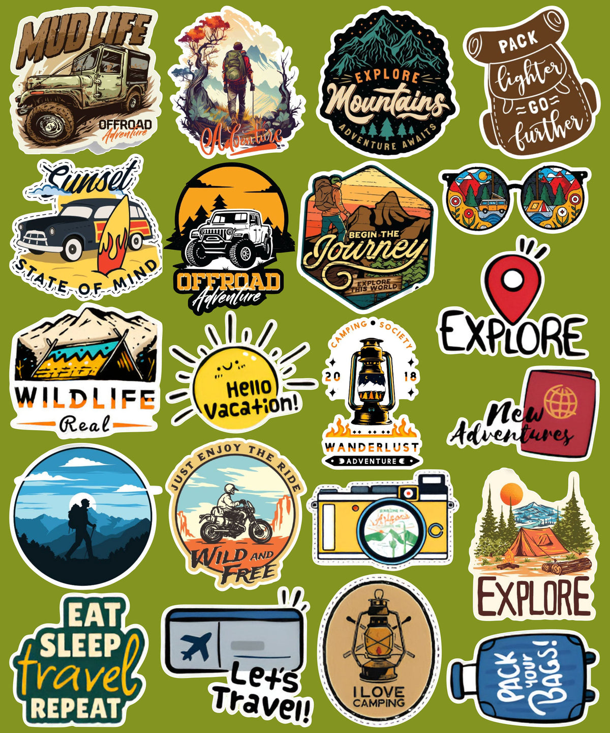 Mini Sticker Pack - Journey – WrapCart Skins
