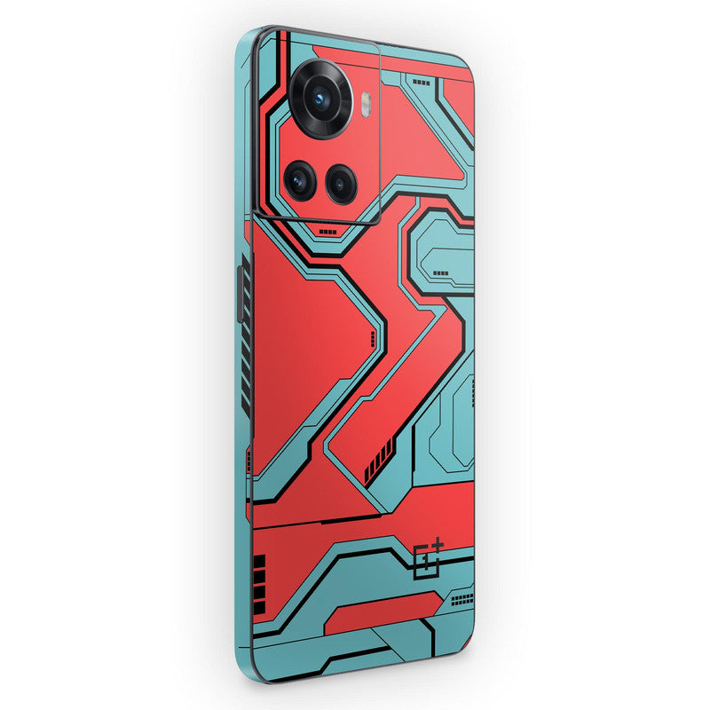 Techy Cyber Red Mobile Skins For Samsung Galaxy S23 – WrapCart Skins