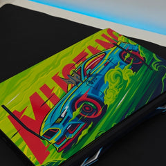 Green Mustang 3D Laptop Skins