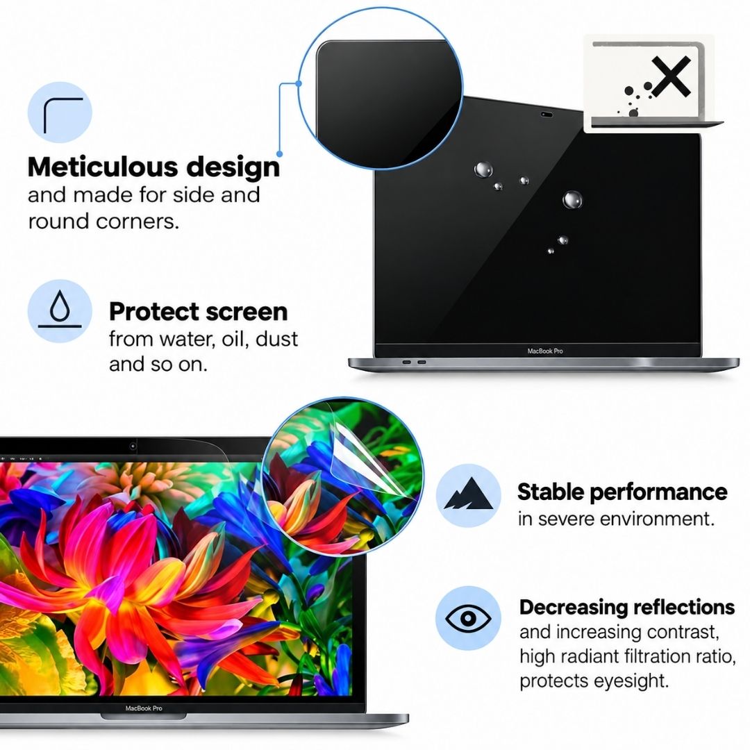 MacBook Screen Guard - Transparent Protection Film HQ Secondary image