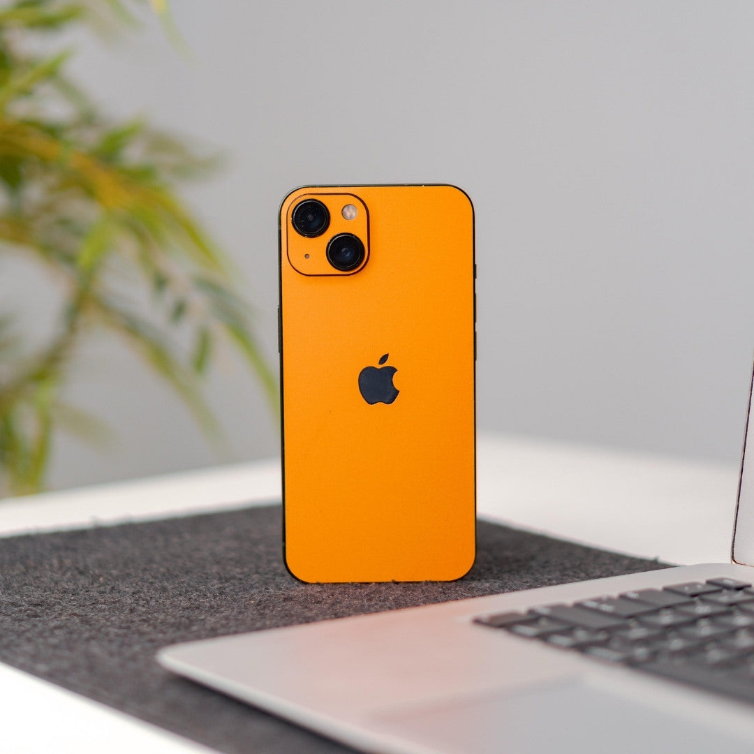 Matte Orange Mobile Skin Secondary image