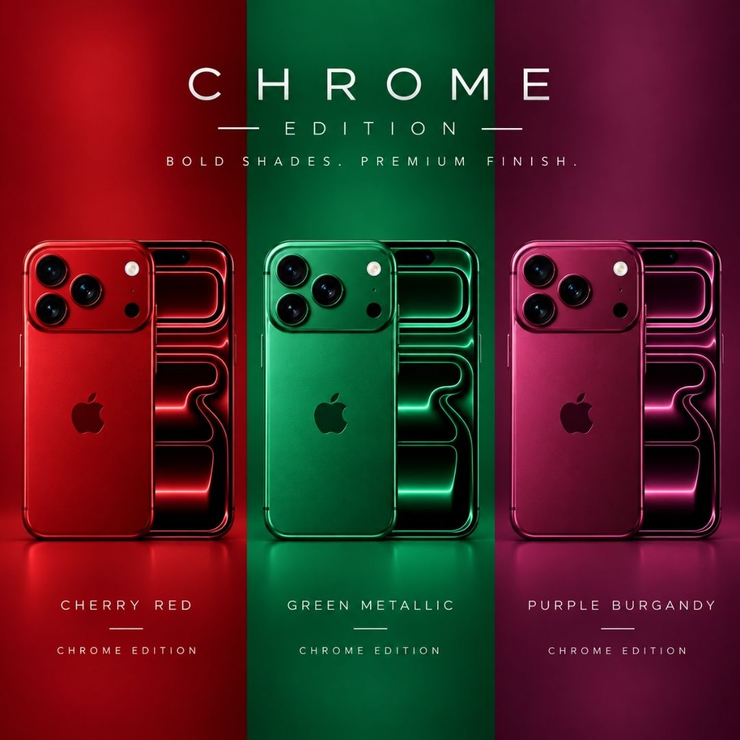 ChromeX Purple Burgandy Mobile Skin Secondary image