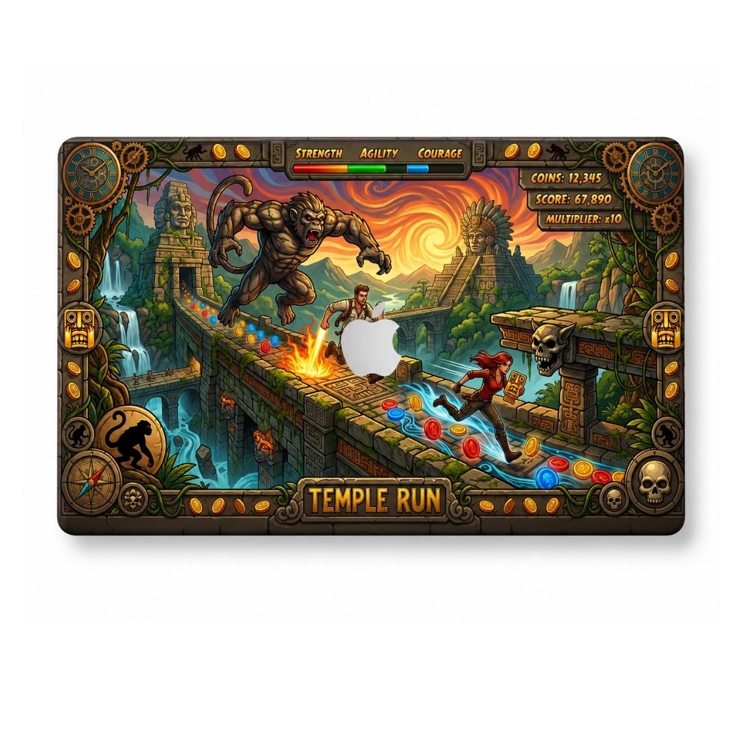 Temple Run MacBook Skin