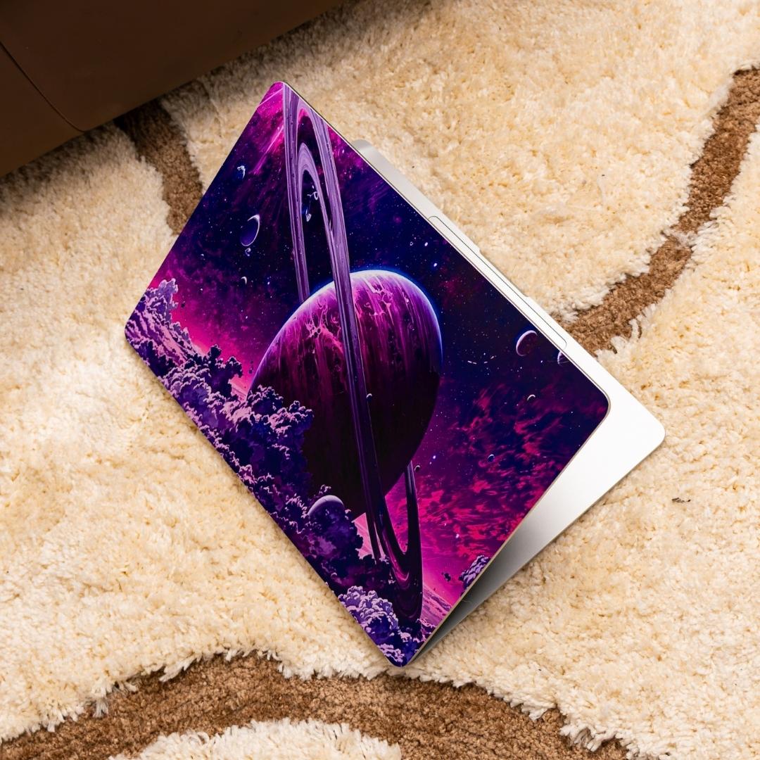 Purple Planet 3D Laptop Skins