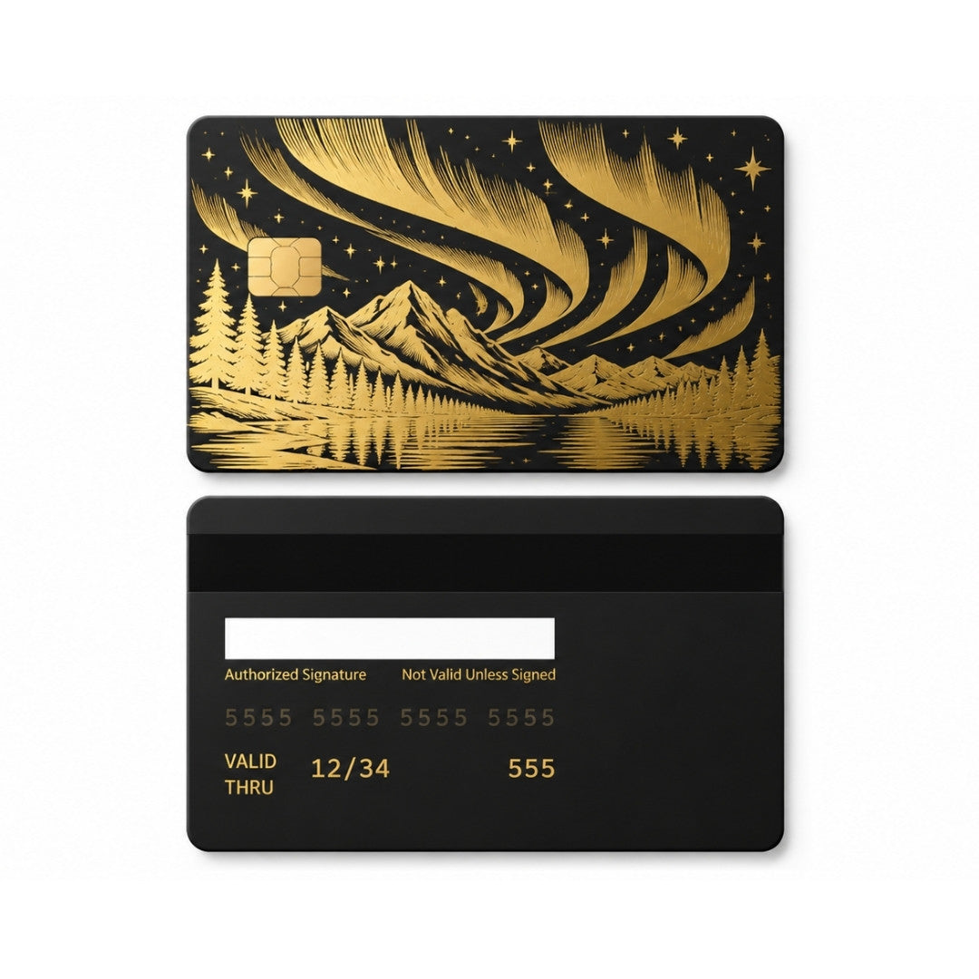 Northern Lights Metal Card Main image