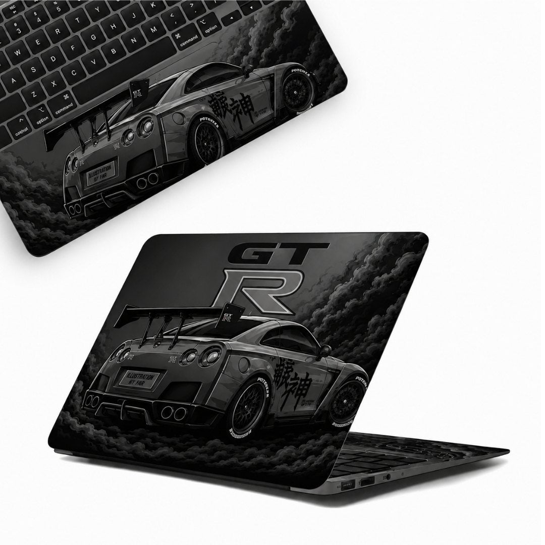 GTR B/W Laptop Skin