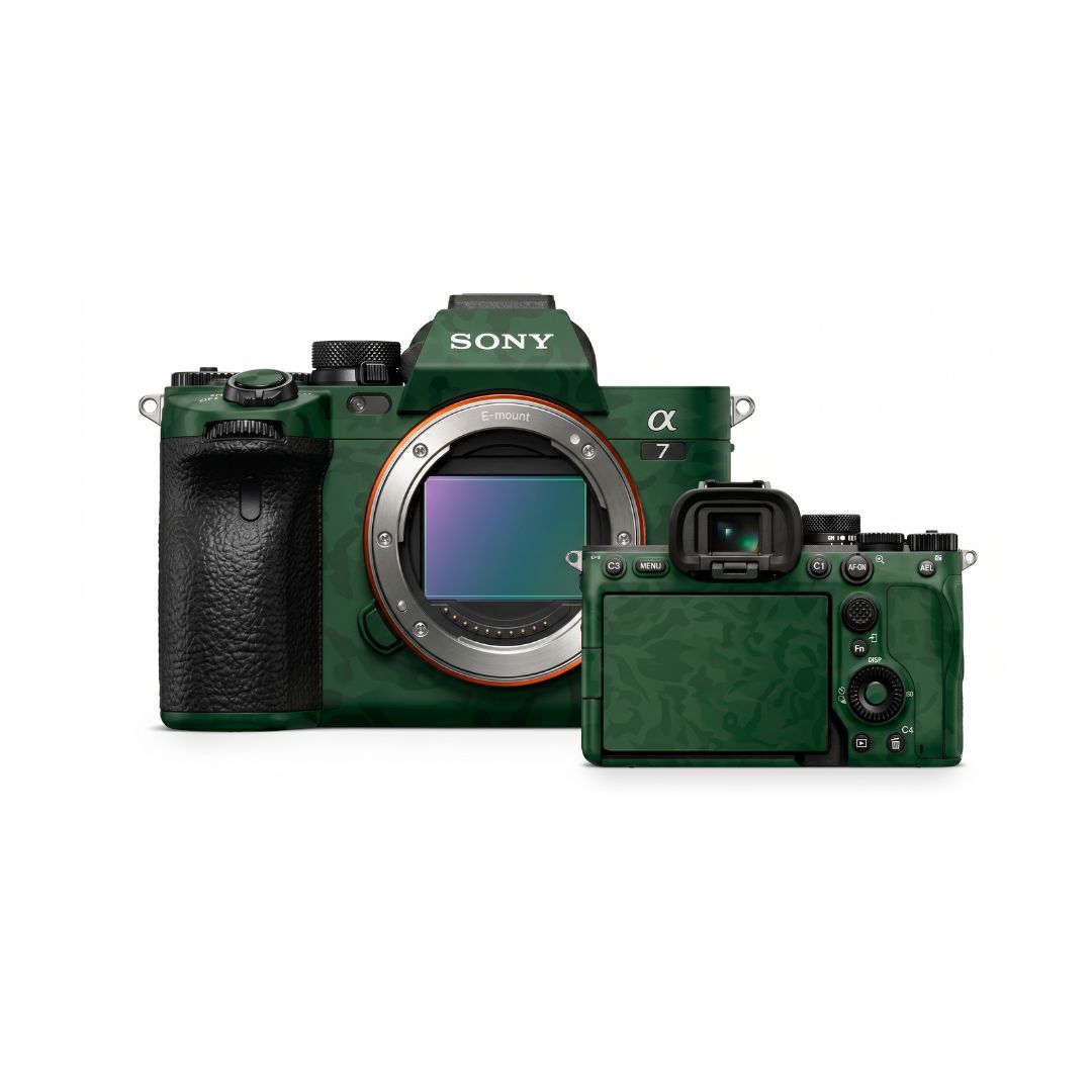 Green Shape Shift Camo Camera Skin - Premium Texture Main image