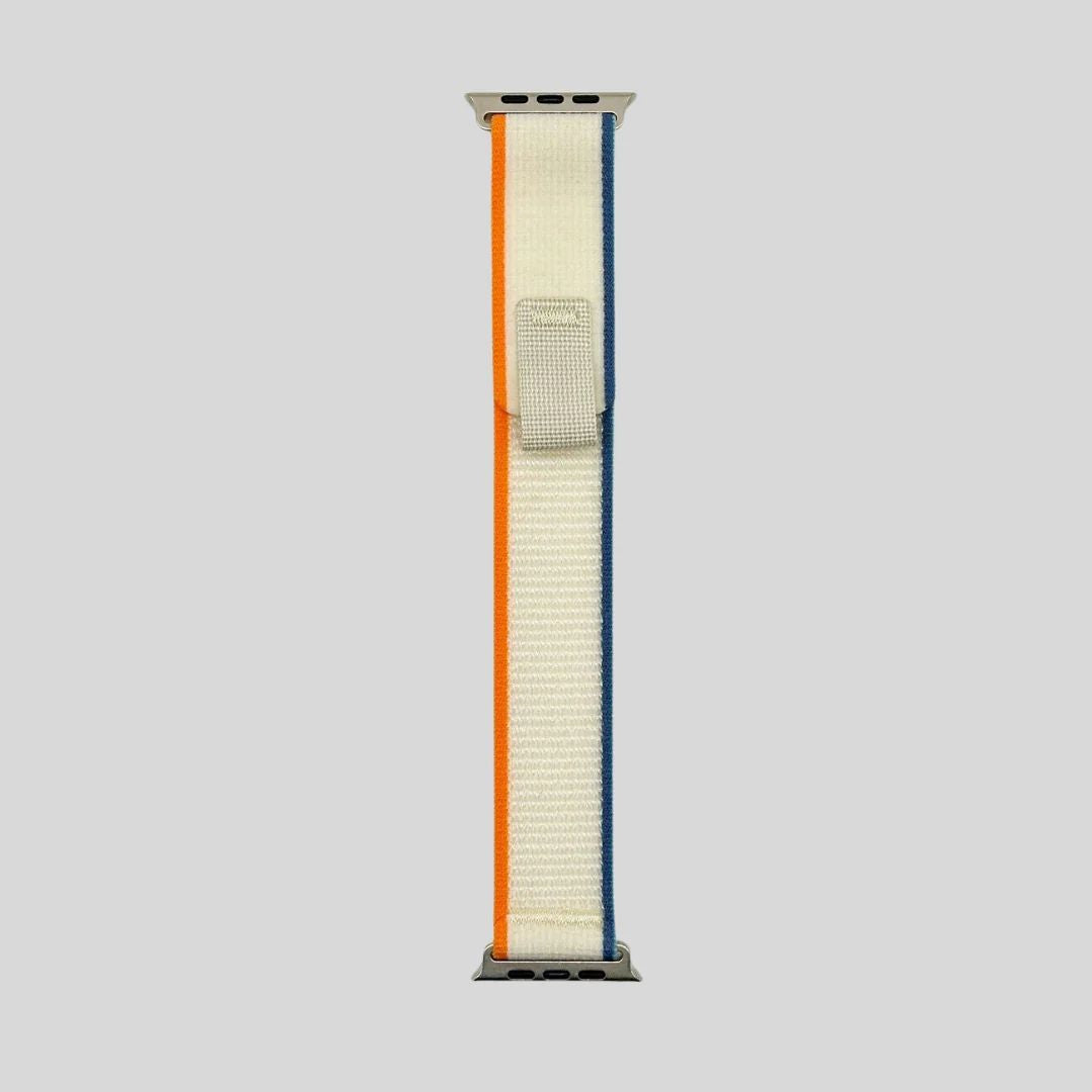 Apple Watch Mesh Fibred Velcro Strap White - 42/44/45/49 MM Main image