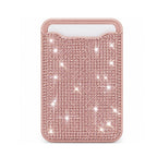 Magnetic Pink MagSafe Glitter Wallet – Sparkly Card Holder