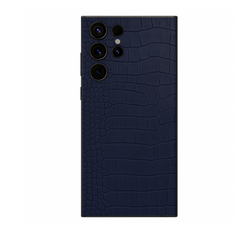 Surreal Blue 3M Leather Mobile Skin