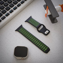 Metal & Silicon Apple Watch Strap 44 45 46 49 MM For iwatch