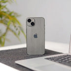 Grey Wood Mobile Skin