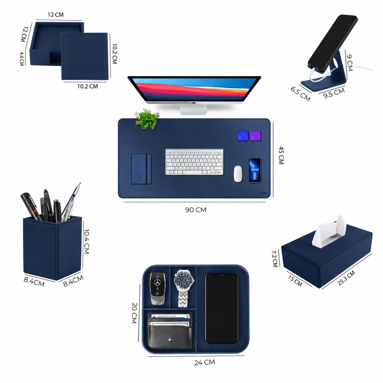 Premium Vegan Leather EXECUTIVE SET OF 6