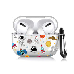 Space Transparent Airpods Case