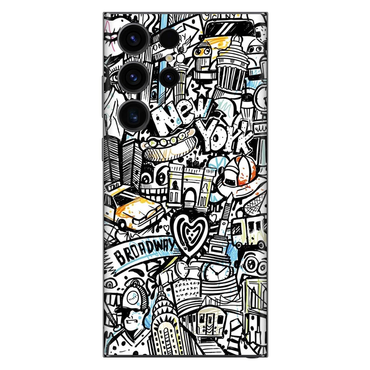 Blue Abstract  Mobile Skin India  Main image