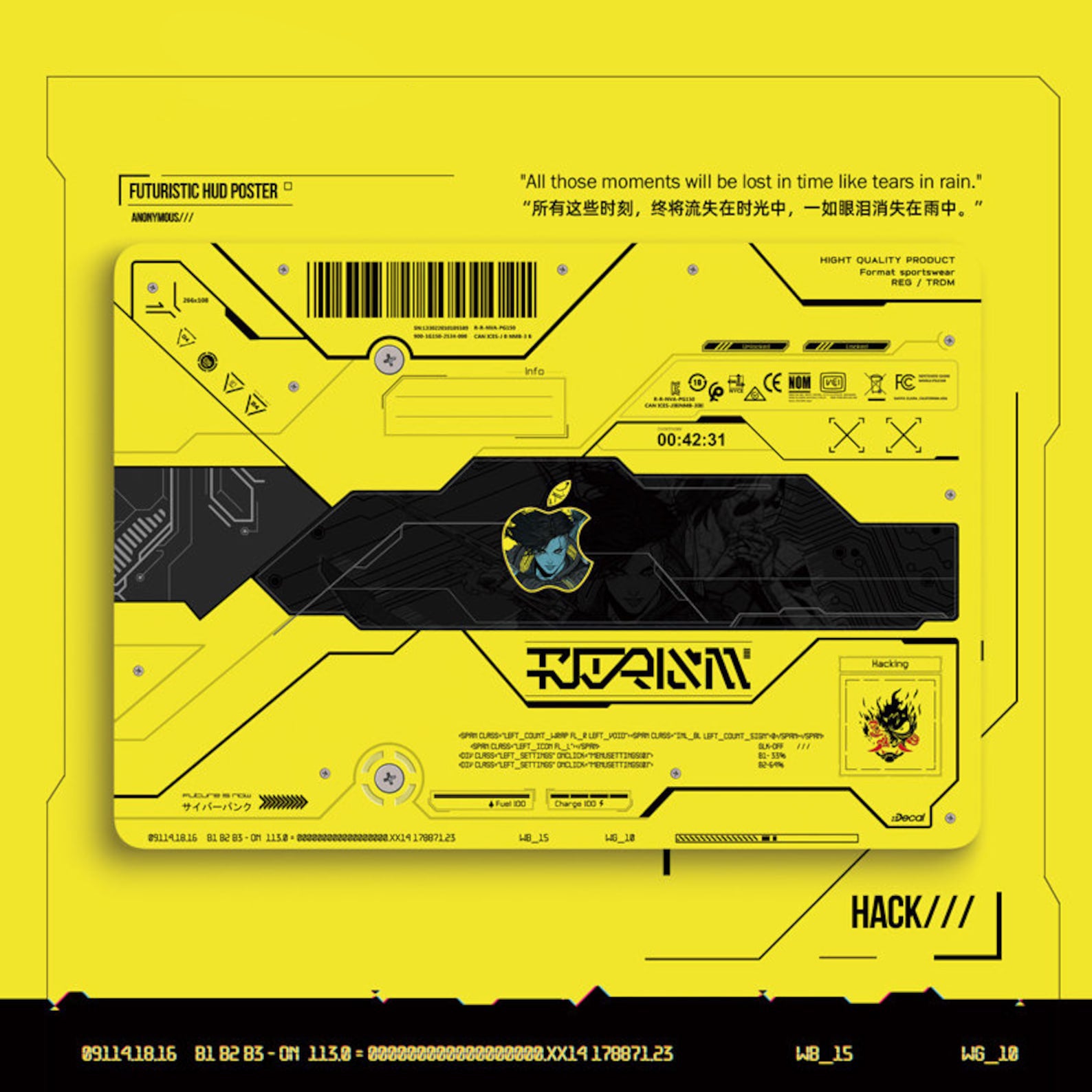 Best Customized Printed 3M Laptop Skins & Wraps India - WrapCart