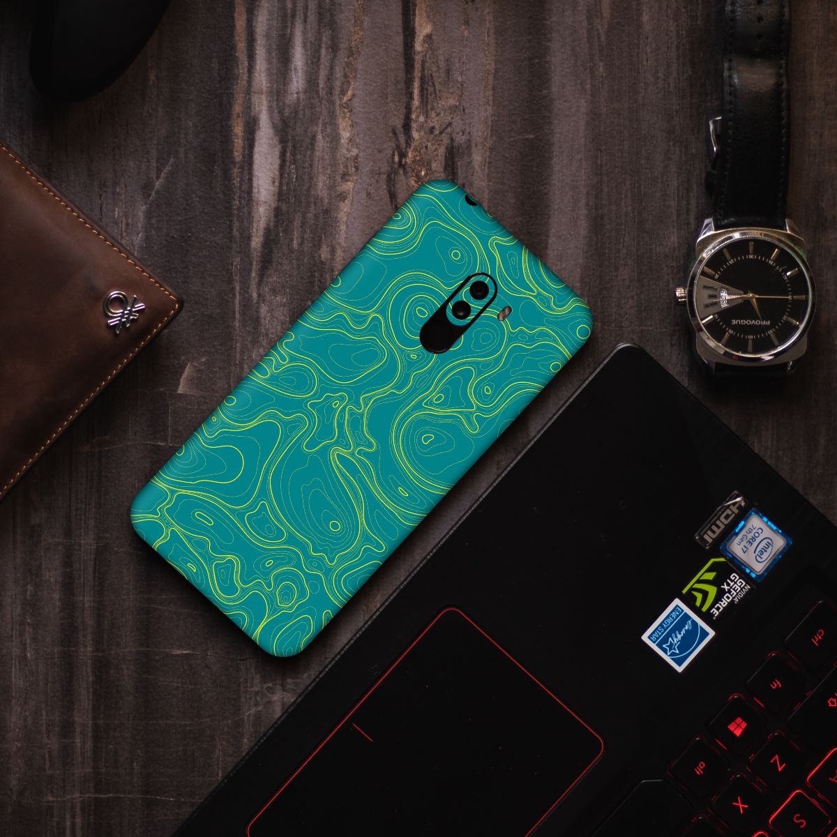 Green Topography | WrapCart Mobile Skins Main image