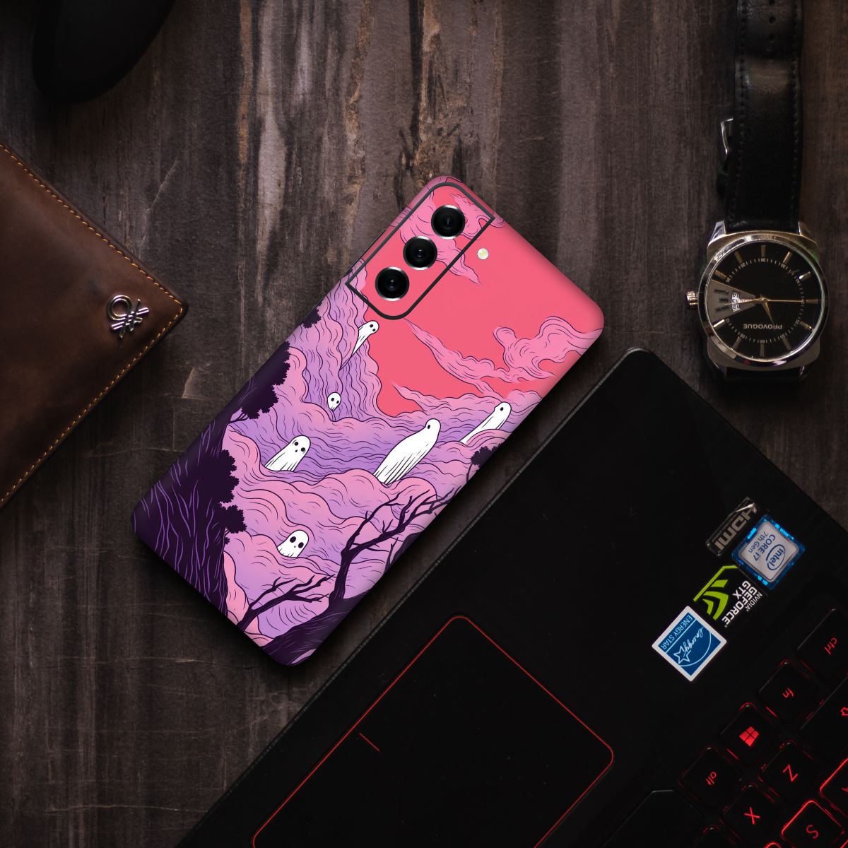 Ghost Land Mobile Skin | WrapCart Mobile Skins Main image