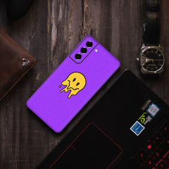 Purple Smiles Mobile Skin