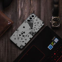 Grey Cards Mobile Skin
