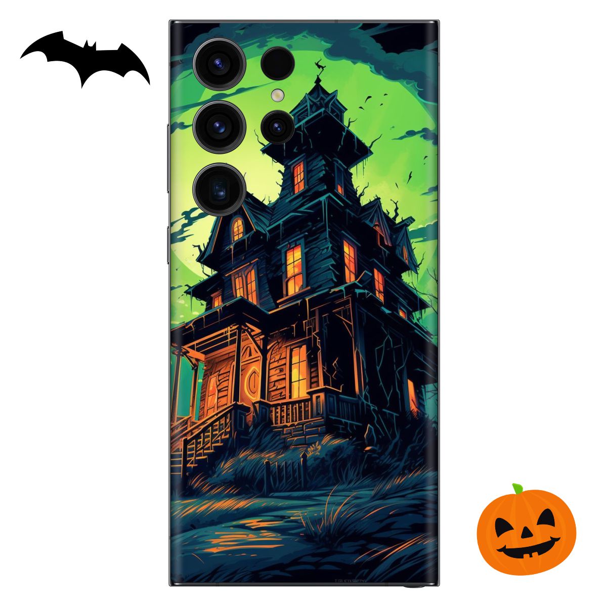 Halloween Mobile skin - Castle #2 | WrapCart Mobile Skins Main image