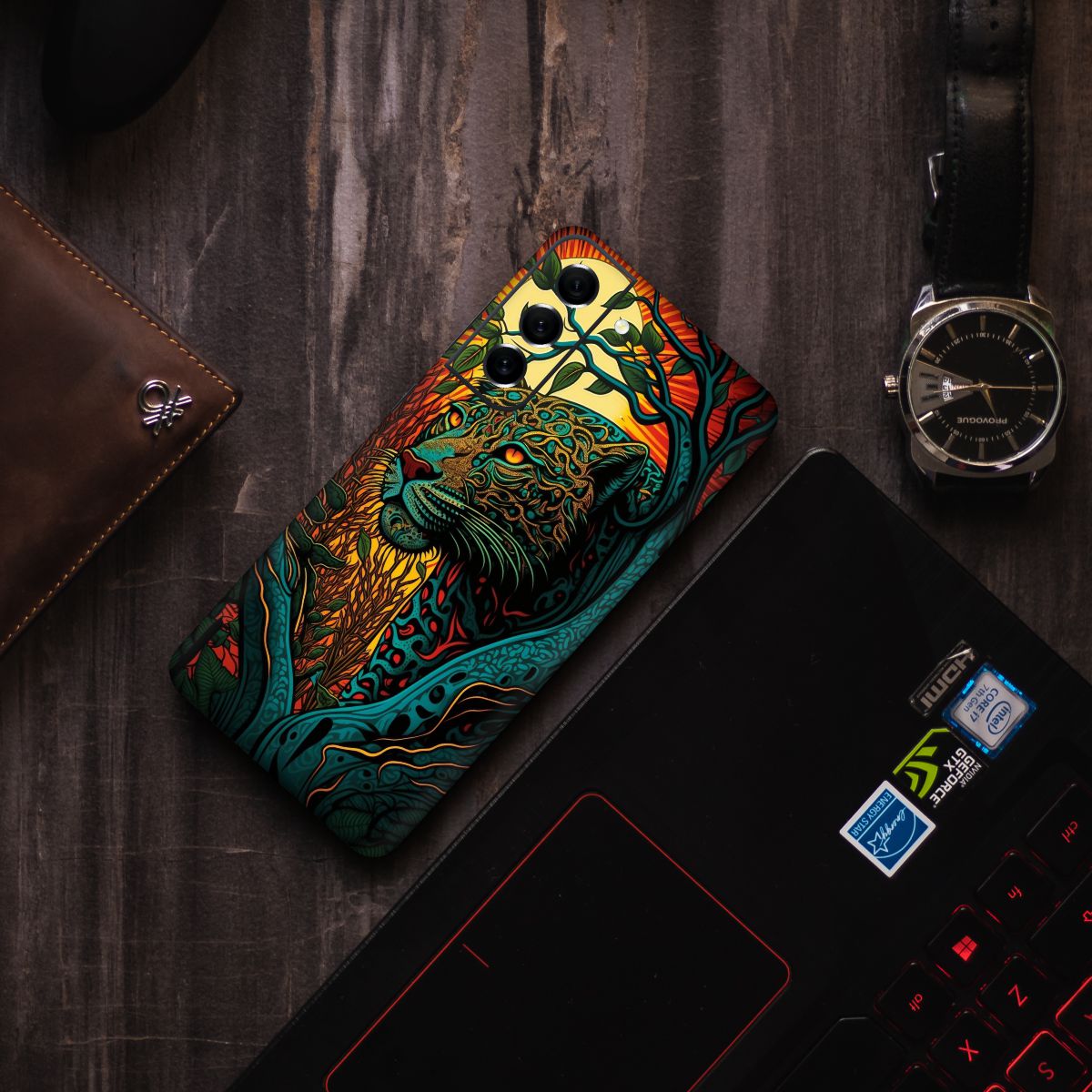 Indian Panther Mobile Skin | WrapCart Mobile Skins Main image