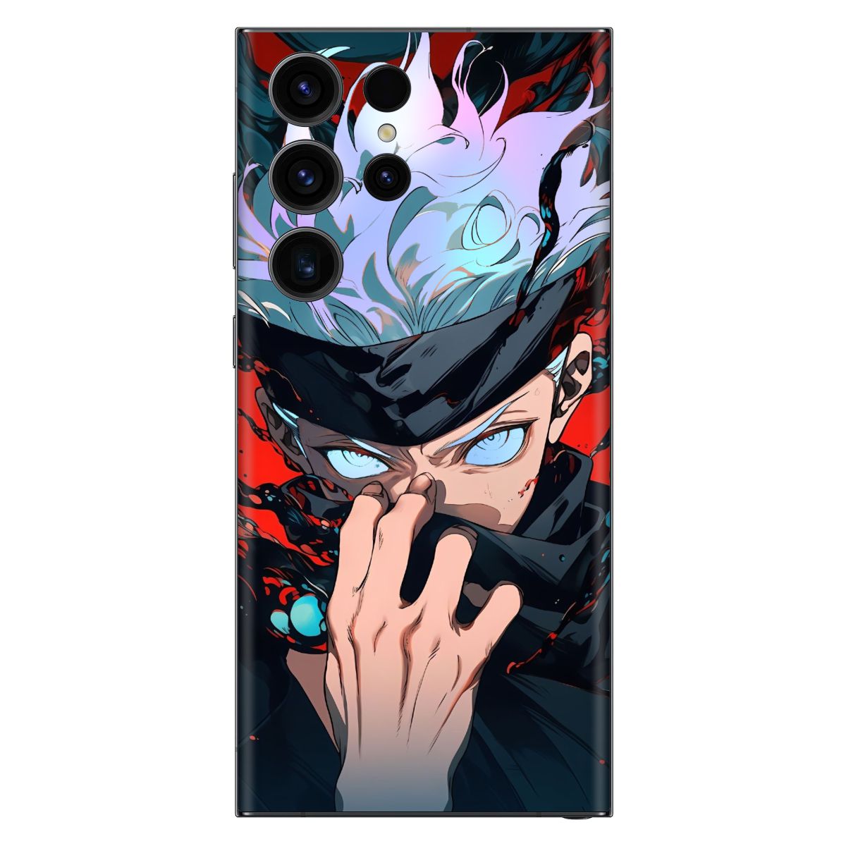 Hidden Face Shiny Mobile Skin | WrapCart Mobile Skins