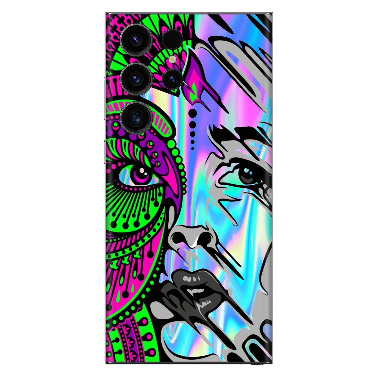Hologprahic Shiny Color Changing Mobile Skins Main image