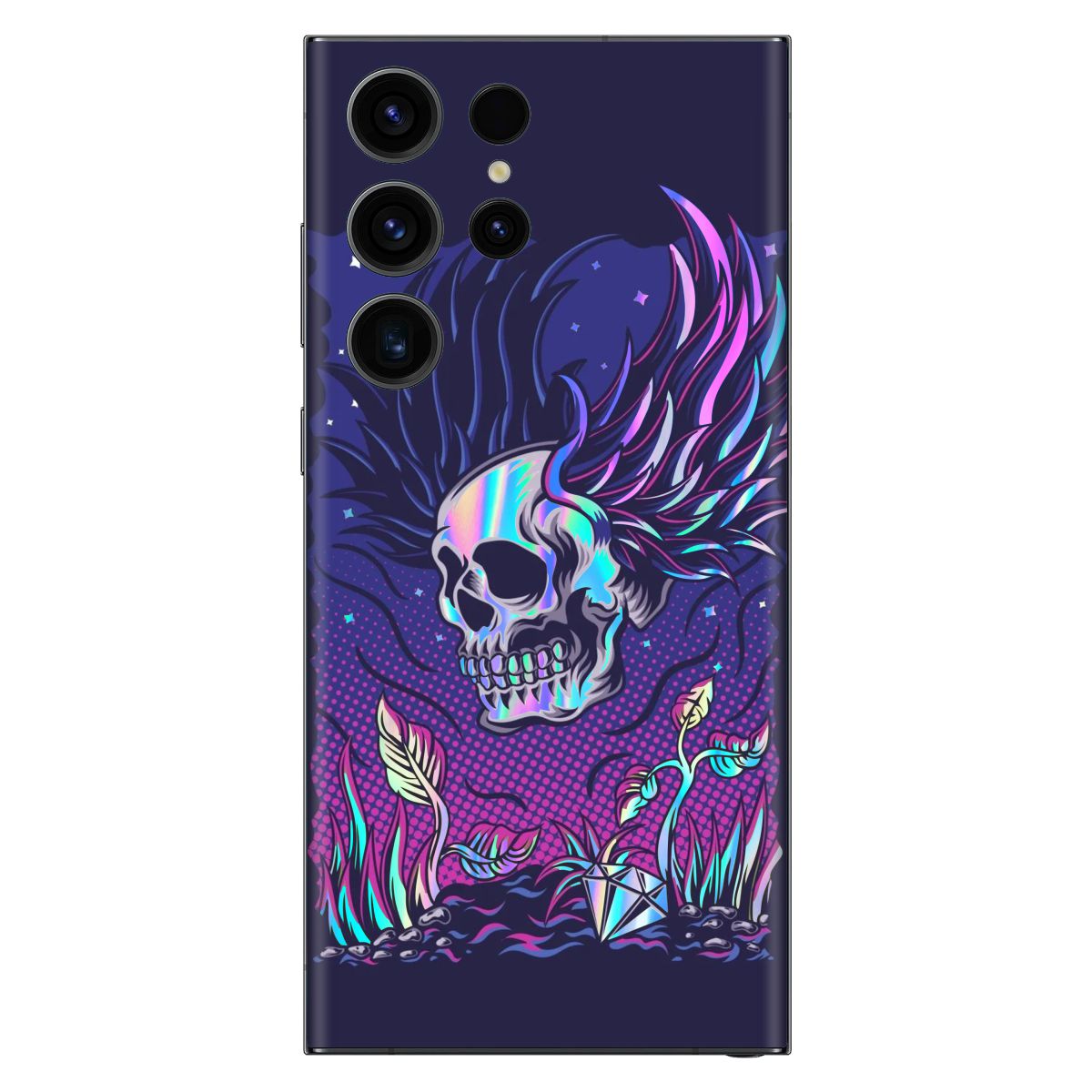 Hologprahic Shiny Color Changing Mobile Skins Main image