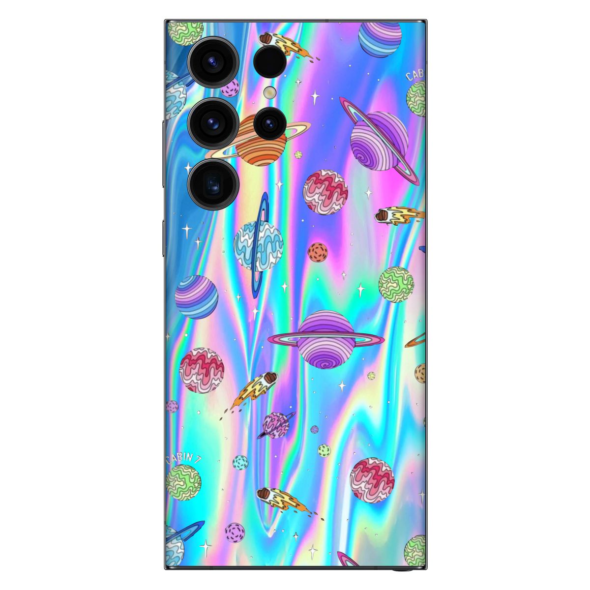 Hologprahic Shiny Color Changing Mobile Skins Main image