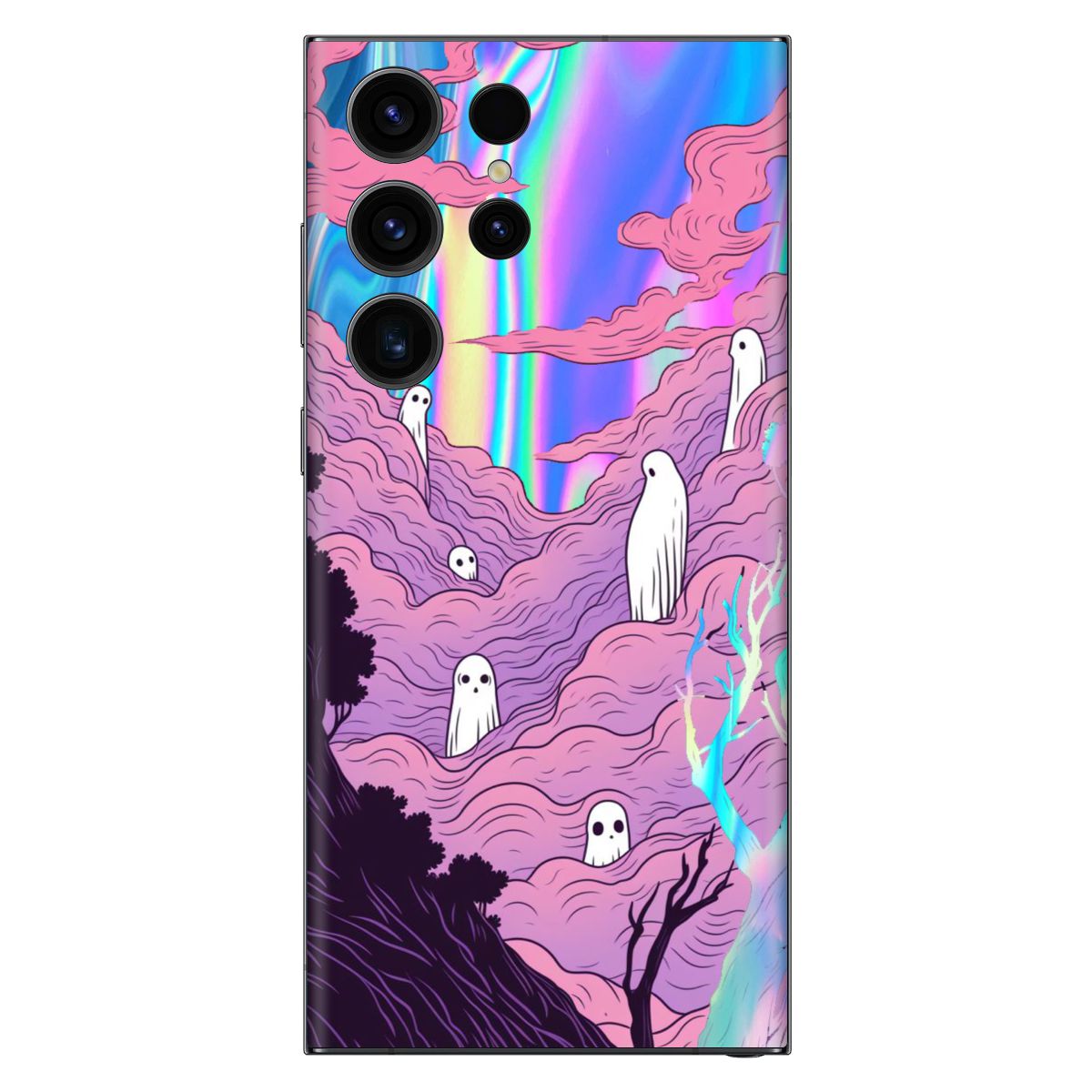 Hologprahic Shiny Color Changing Mobile Skins Main image