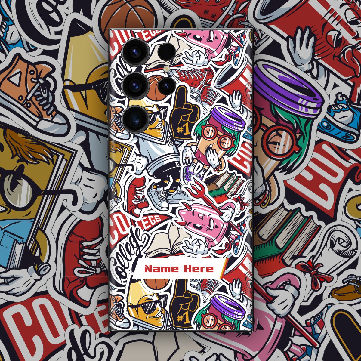 Custom Name Mobile Skins - WrapCart