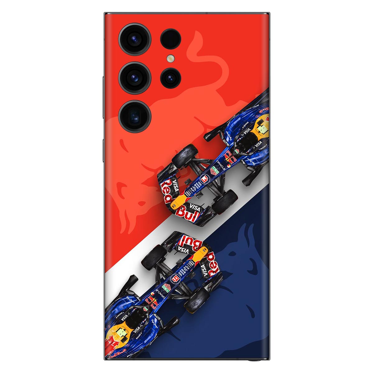 Red & Blue Mobile Skin Main image