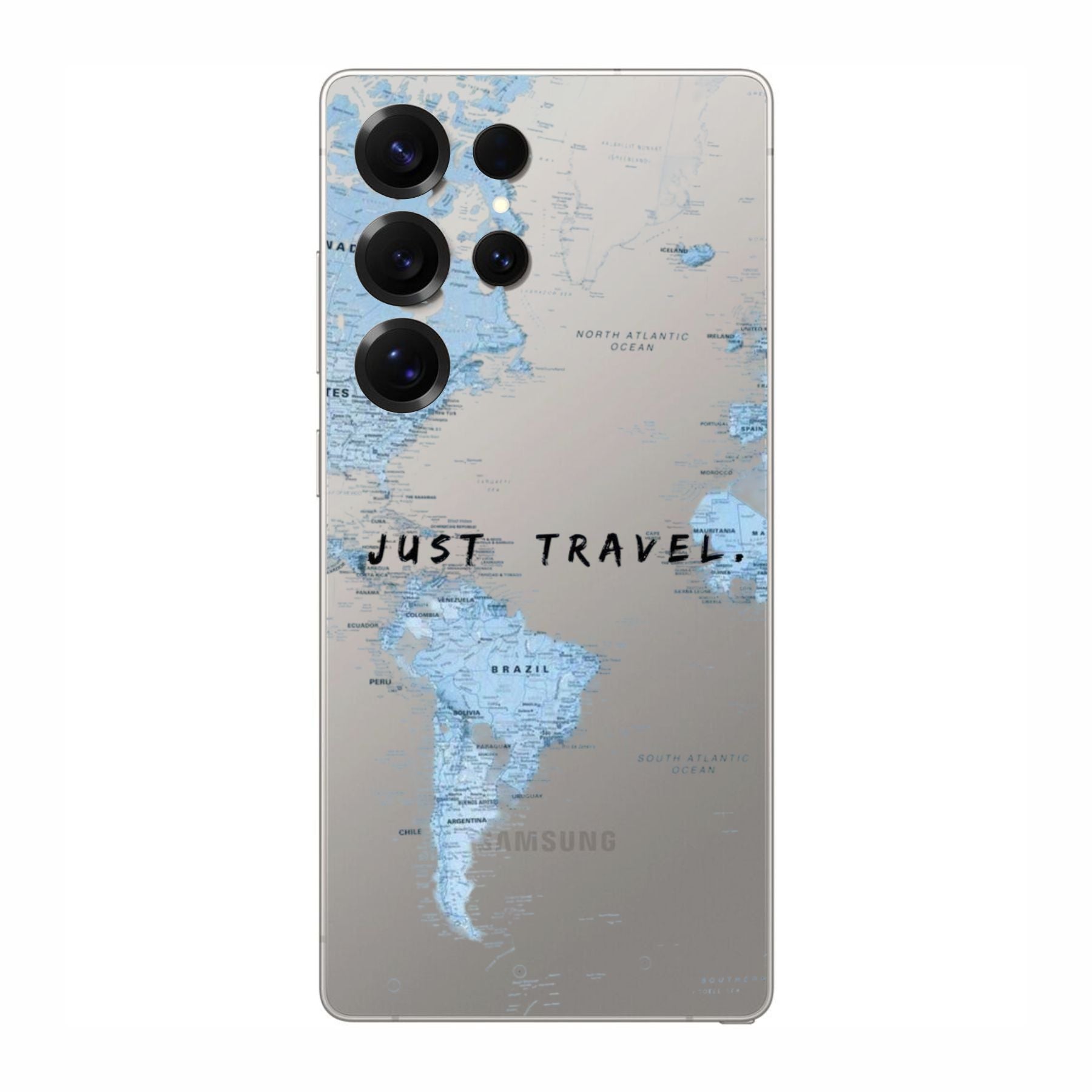 Just Travel Transparent Mobile Skin Main image