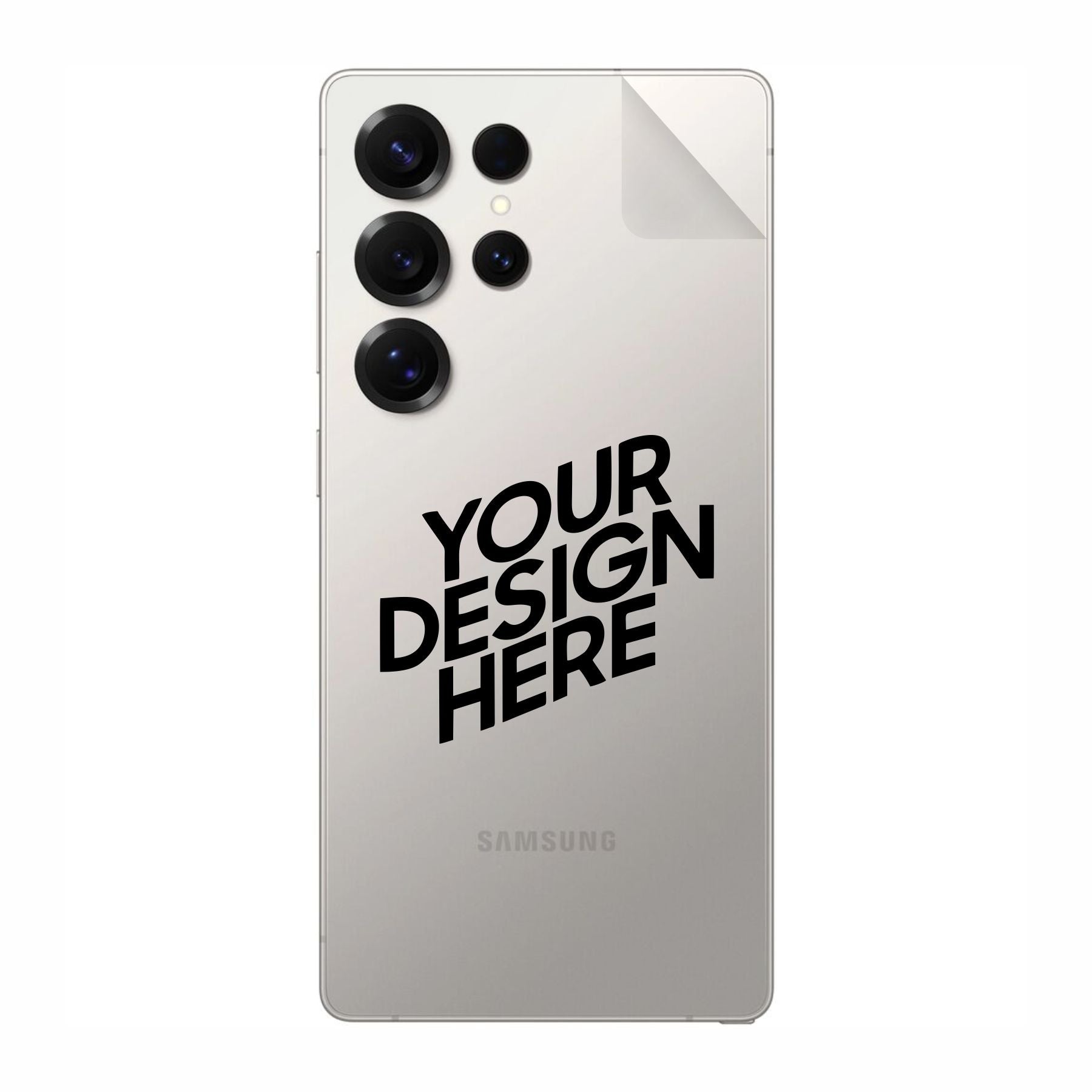 Custom Design Transparent Mobile Skin