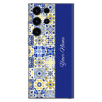 Santorini Bliss Custom Name Mobile Skin