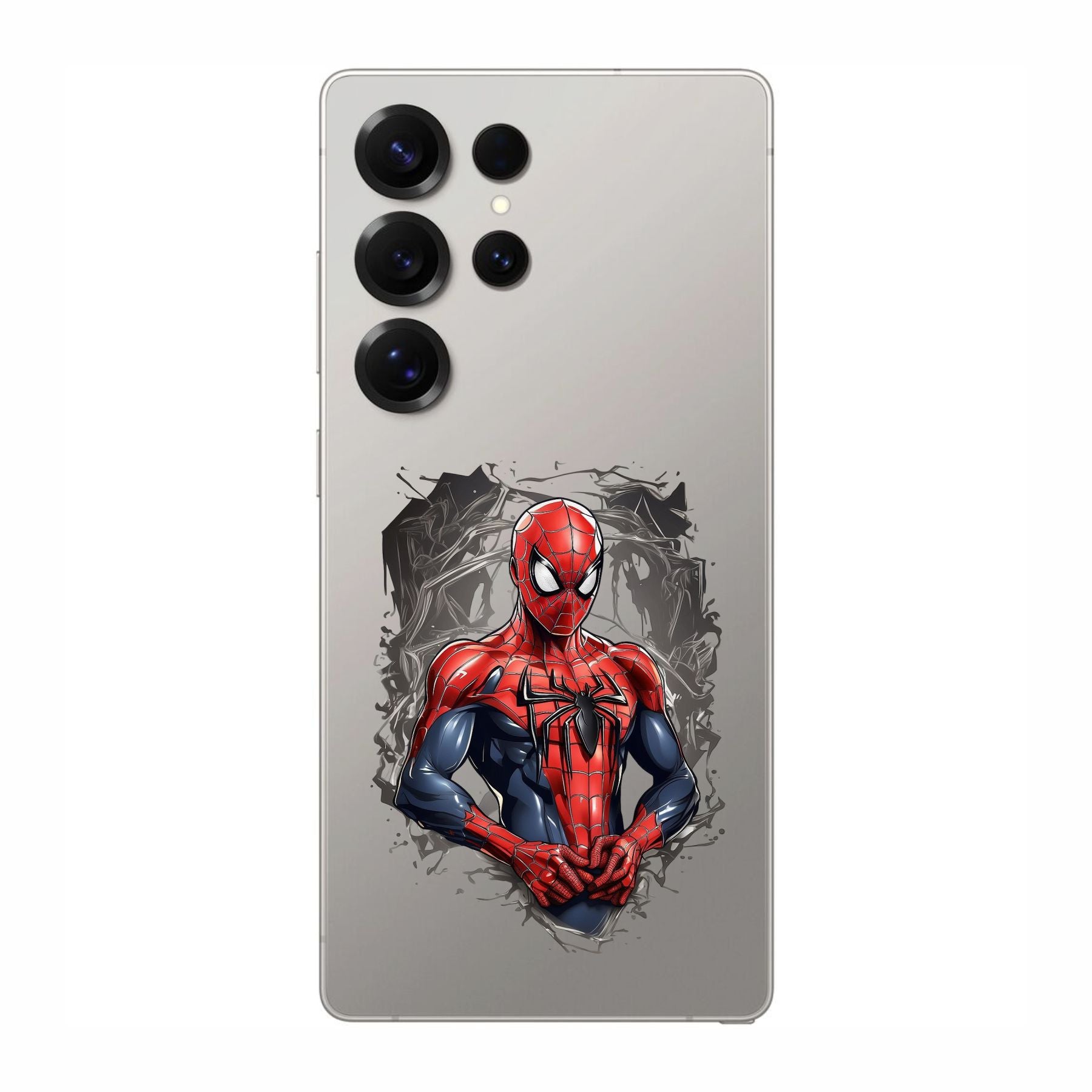 Transparent Hero Mobile Skin