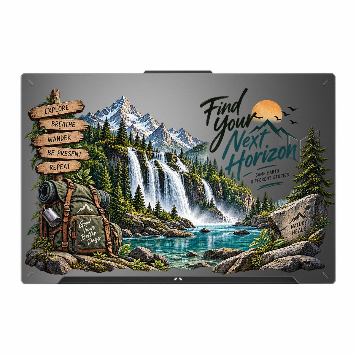 Next Horizon Transparent 3M Laptop Skin