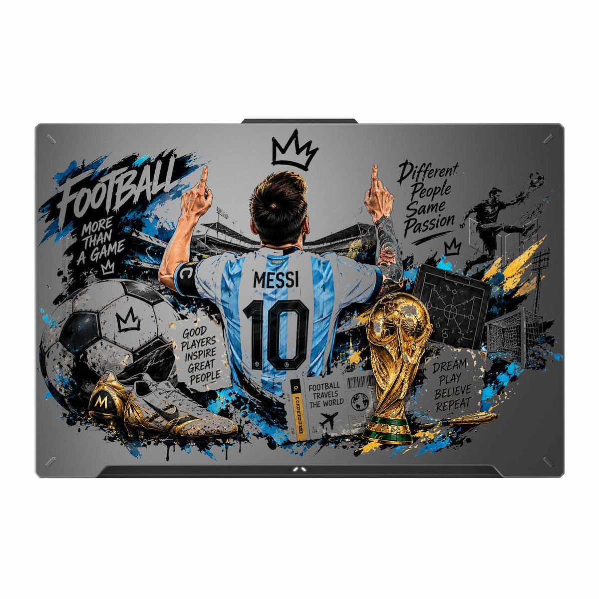 Football Transparent 3M Laptop Skin Main image