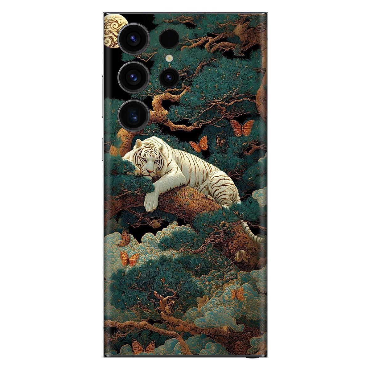 White Tiger Mobile Skin Main image