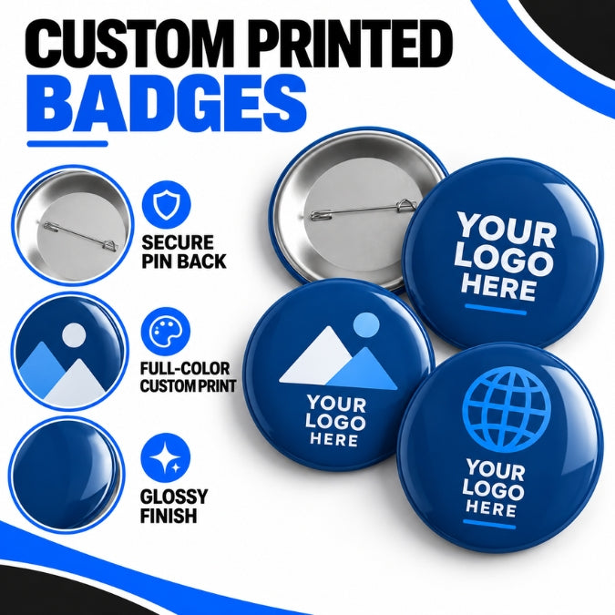 Customised Pin Badges - Corporate Gifting & Bulk Order Catalog - WrapCart Main image