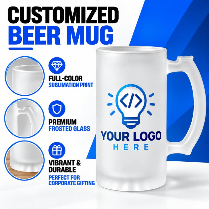 Customised Beer Mug - Corporate Gifting & Bulk Order Catalog - WrapCart Main image