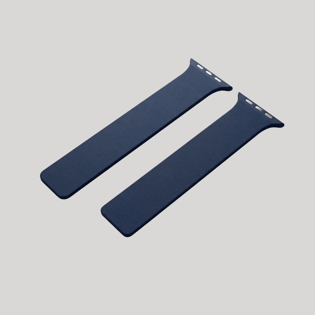 Apple Watch Leather-Silicone Magnetic Strap Blue - 42/44/45/46/49 MM Main image