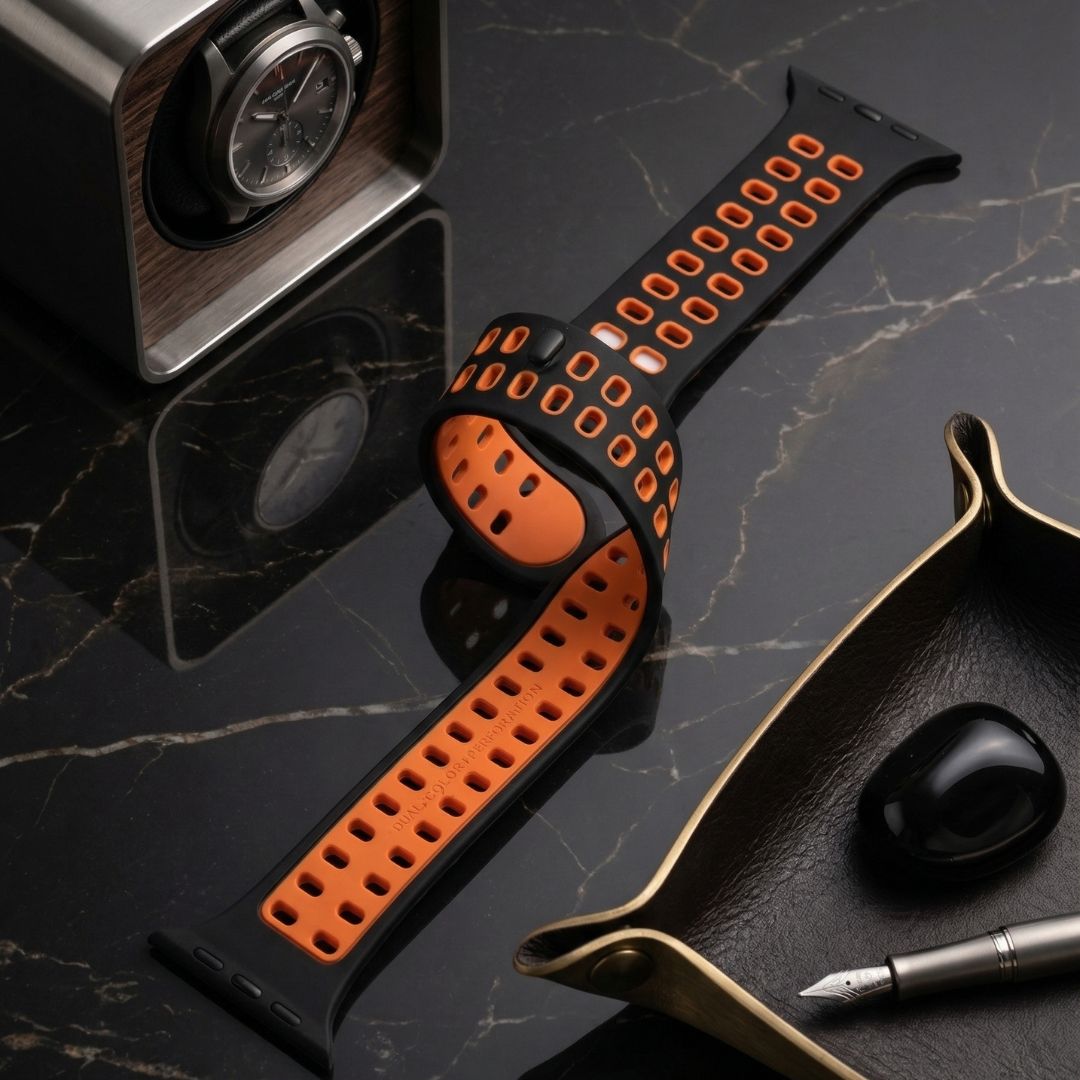 Apple Watch Ultimate Fleek Strap Orange - 42/44/45/49 MM Main image