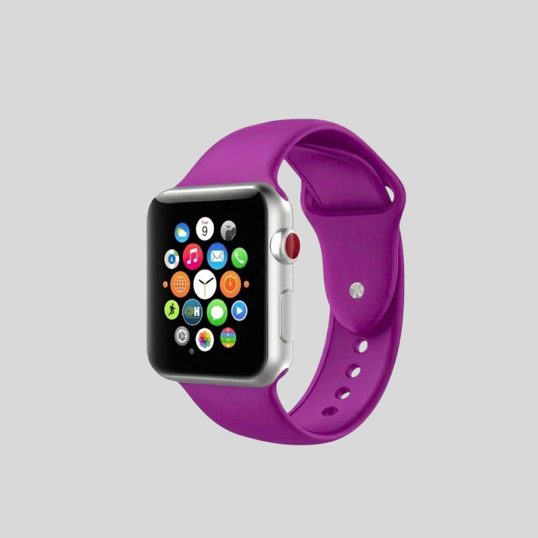 Apple Watch Strap Silicone Purple - 38/40/41MM