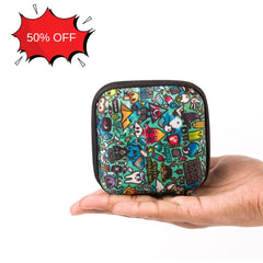 Set of 2 - Abstract Tech Organizer for Charger/Earphone/Pen Drives/Cables